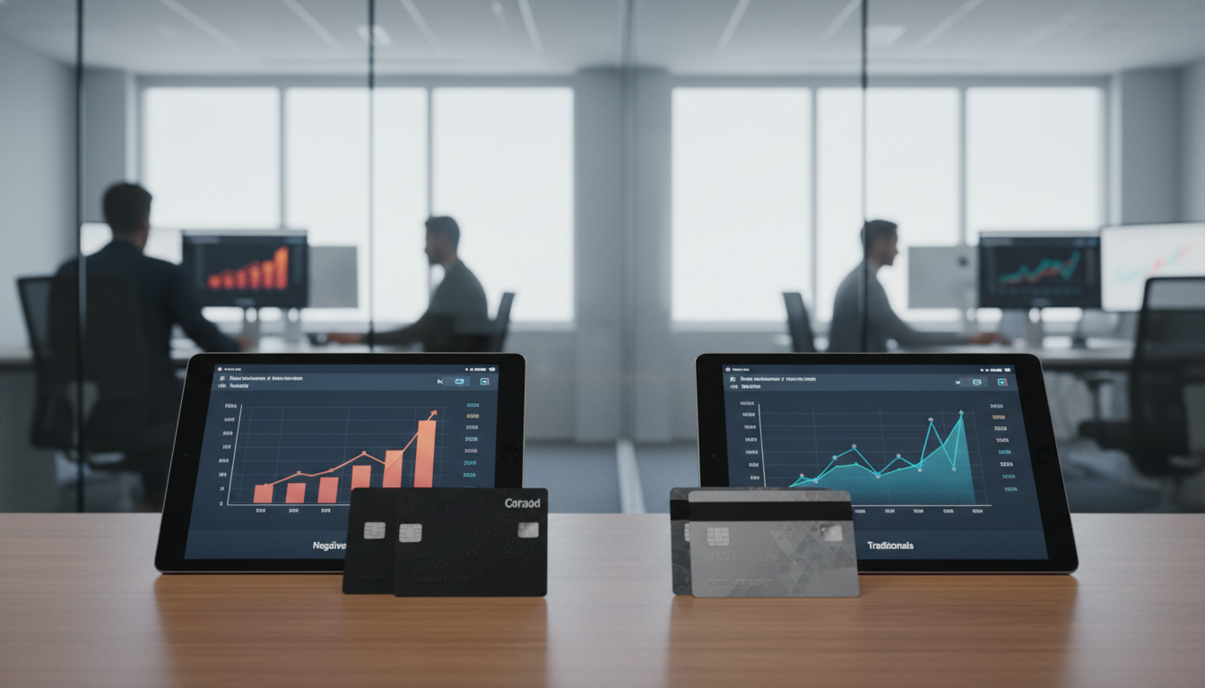 Comparação: Cartão de Crédito para Negativado vs Cartões Tradicionais