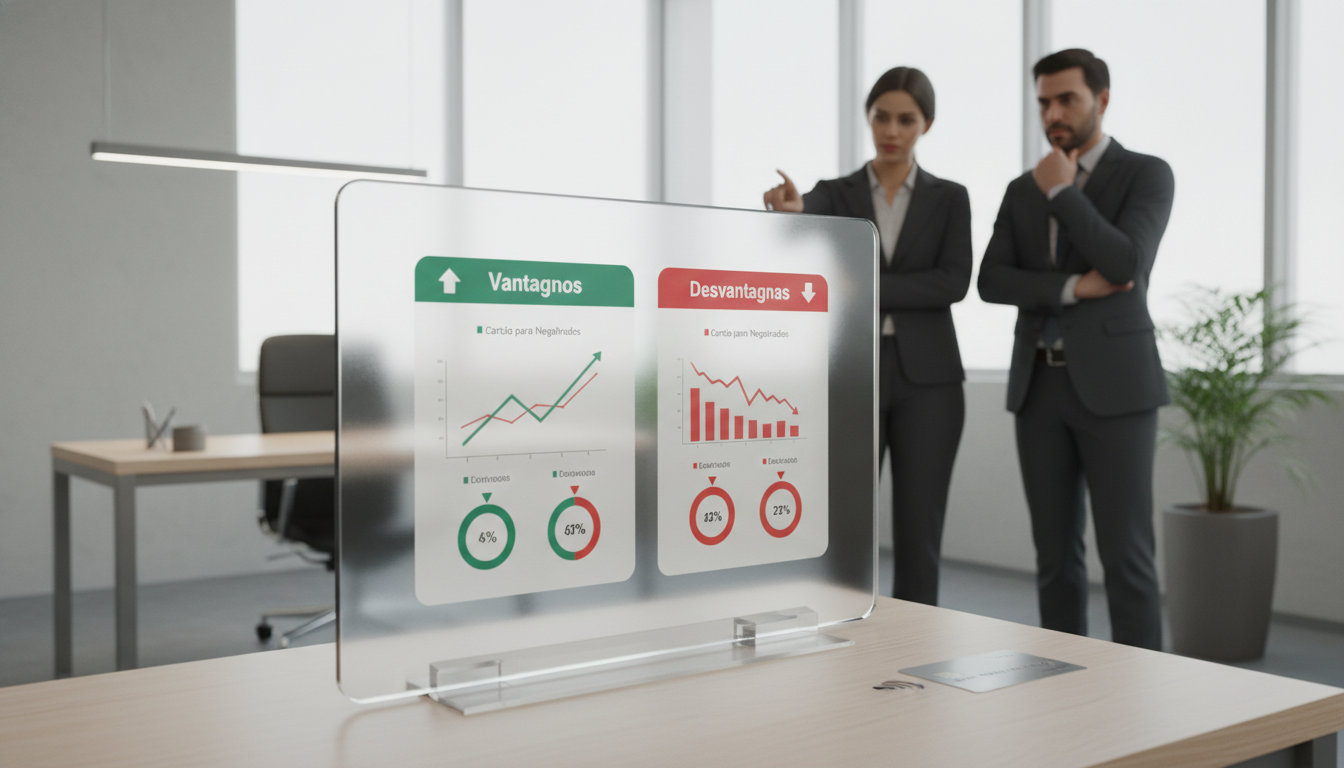 Vantagens e Desvantagens do Cartão para Negativados