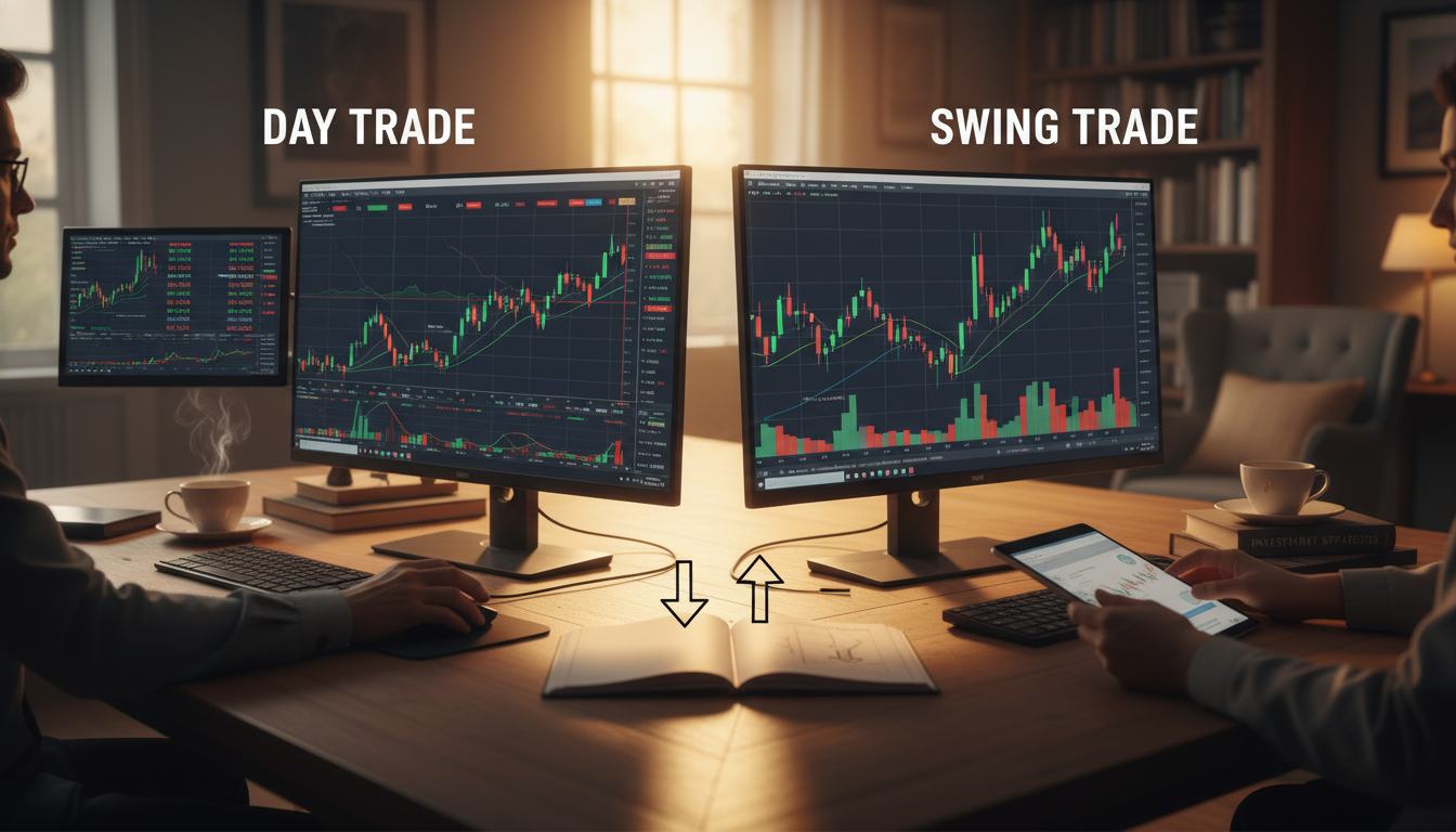 Diferenças Fundamentais entre Day Trade e Swing Trade