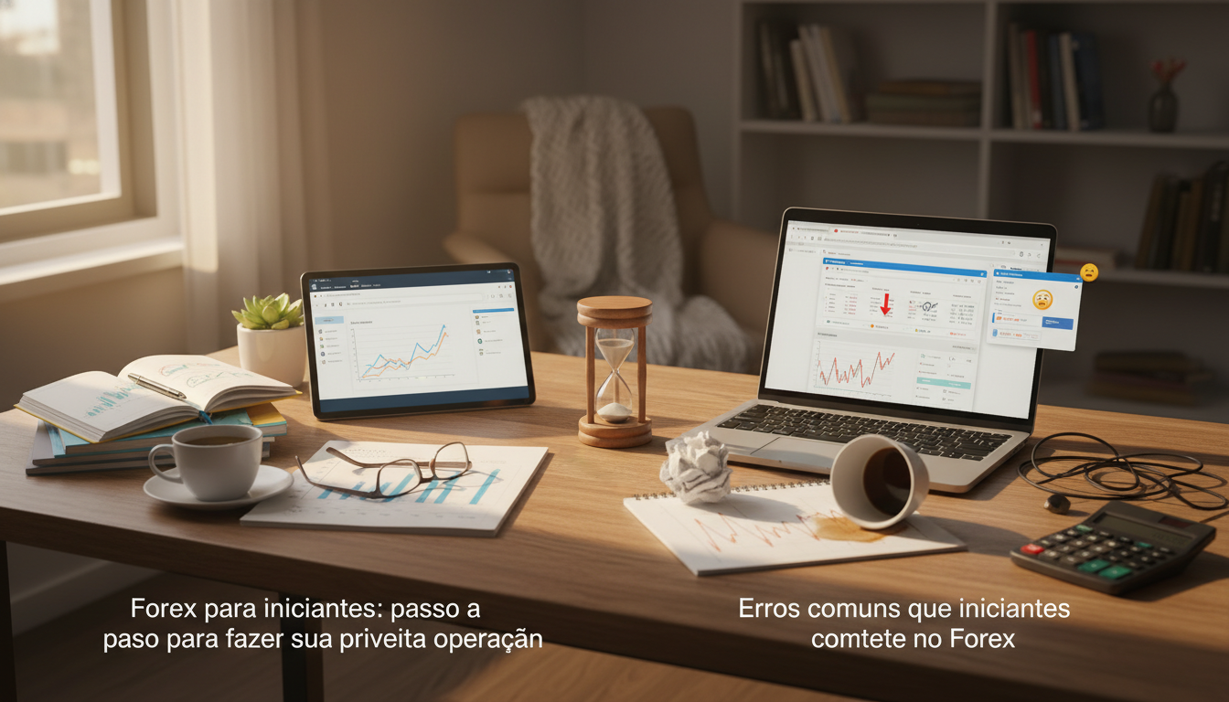 Erros comuns que iniciantes cometem no Forex