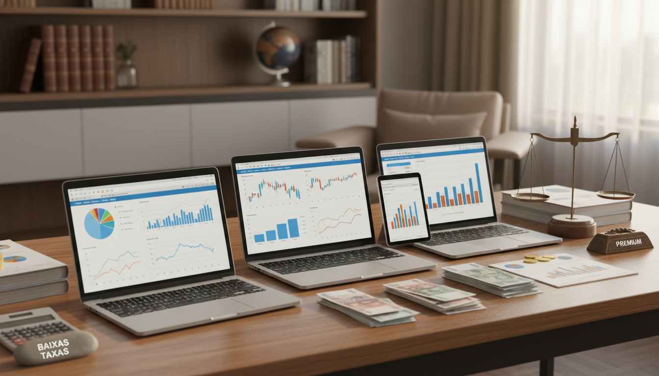 Comparativo: Corretoras de Forex Com Baixas Taxas vs. Corretoras Premium