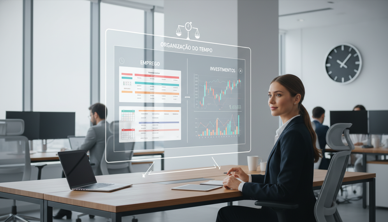 Como organizar seu tempo entre emprego e investimentos
